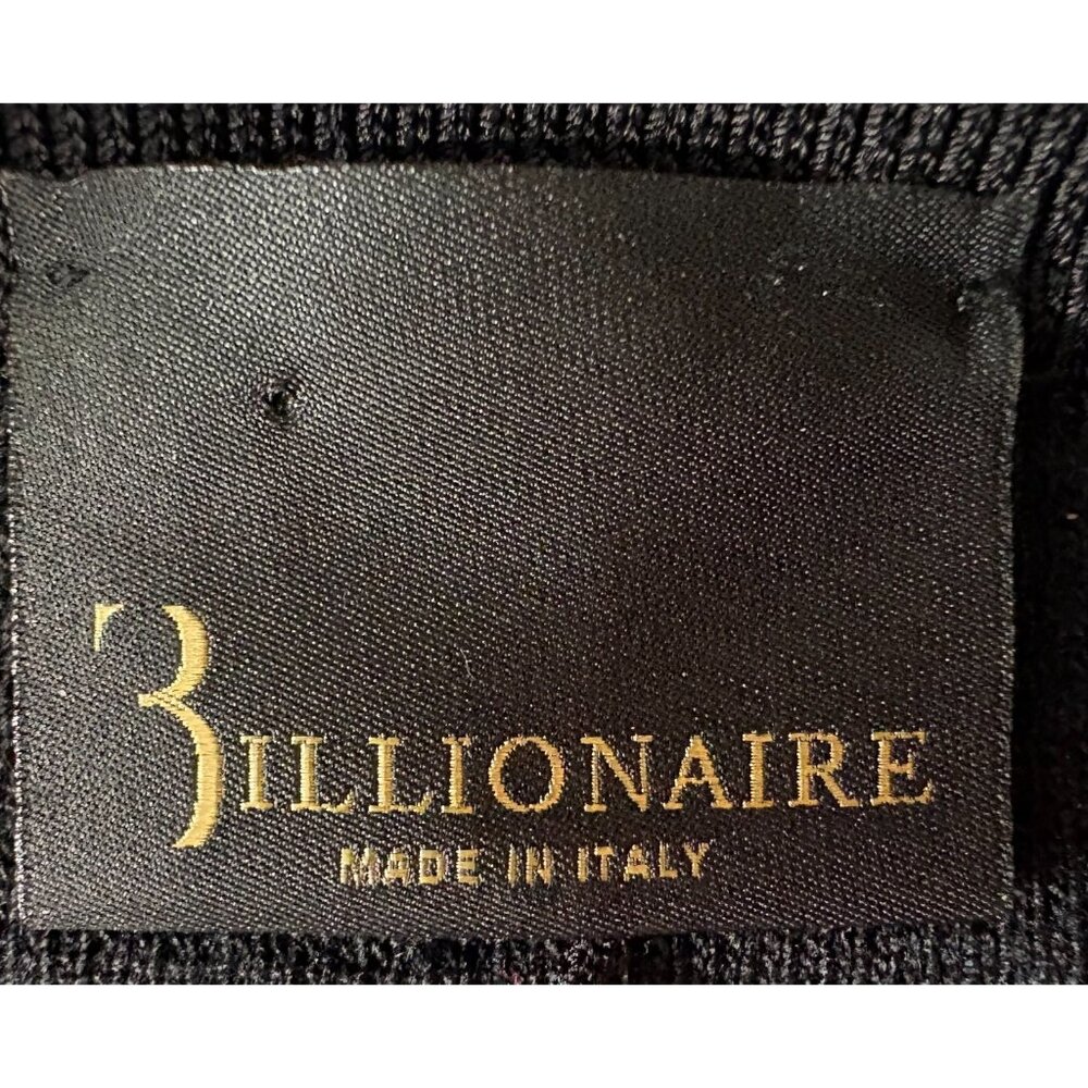 Billionaire Couture Embroidered Logo knit blazer sz S color Black NWOT $2345 - Picture 2 of 10
